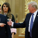 Trump and Chinese President Xi Jinping pictured at the Great Hall in Beijing on November 9th, 2017. Photo: AP